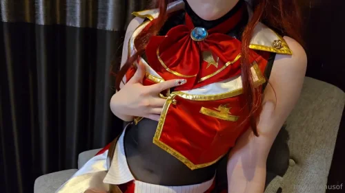 คลิปหลุด Onlyfans TenshiVenus สาวฝรั่งผิวขาว cosplay Houshou Marine หีเนียนตูดใหญ่ เย็ดห้องสวีท โม๊กควยสดดูดควยเสียว ซอยหีครางดังไม่ยั้งหีชัด